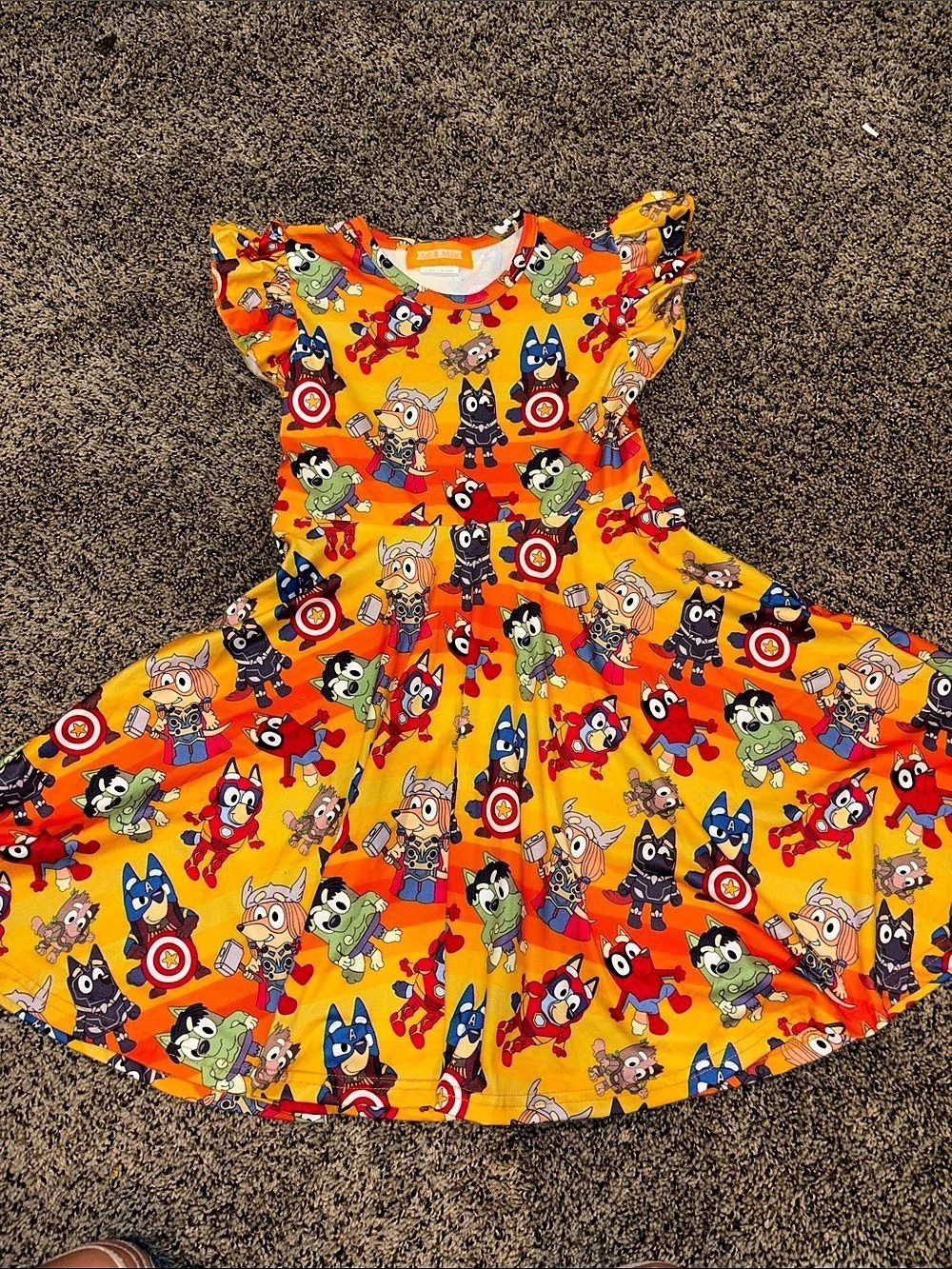 Girls avengers Halloween Dress